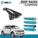 Bare Transversale Ford Ranger [2011 ->] Omtec Aluminiu - Negru - imagine 2
