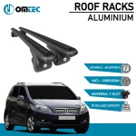 Bare Transversale Honda Fr-V [2004-2010] Omtec Aluminiu - Argintiu - imagine 2
