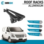 Bare Transversale Hyundai Iload [2007 ->] Omtec Aluminiu - Negru - imagine 2