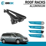 Bare Transversale Chrysler Voyager [2008-2016] Omtec Aluminiu - Negru - imagine 2