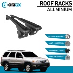 Bare Transversale Mazda Tribute [2001-2006] Omtec Aluminiu - Negru - imagine 2