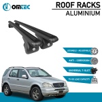 Bare Transversale Mercedes M-Class [1997-2005] Omtec Aluminiu - Negru - imagine 2
