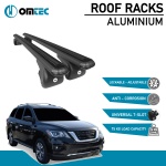 Bare Transversale Nissan Pathfinder [2013-2021] Omtec Aluminiu - Negru - imagine 2