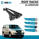 Bare Transversale Ssangyong Musso [1993-2005] Omtec Aluminiu - Negru - imagine 2