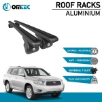 Bare Transversale Toyota Highlander [2008-2013] Omtec Aluminiu - Negru - imagine 2