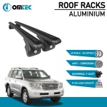 Bare Transversale Toyota Land Cruiser [2008 ->] Omtec Aluminiu - Negru - imagine 2