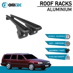 Bare Transversale Volvo 850 [1993-1996] Omtec Aluminiu - Negru - imagine 2
