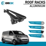 Bare Transversale Citroen Jumpy [2017 ->] Omtec Aluminiu - Negru - imagine 2