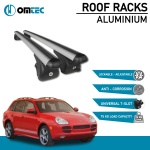 Bare Transversale Porsche Cayenne [2003-2010] Omtec Aluminiu - Argintiu - imagine 2