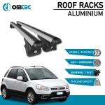 Bare Transversale Fiat Sedici [2005-2014] Omtec Aluminiu - Argintiu - imagine 2