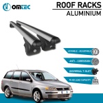 Bare Transversale Fiat Stilo [2002-2008] Omtec Aluminiu - Argintiu - imagine 2