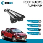 Bare Transversale Fiat Toro [2016 ->] Omtec Aluminiu - Argintiu - imagine 2