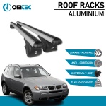 Bare Transversale Bmw X3 [2004-2011] Omtec Aluminiu - Argintiu - imagine 2
