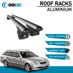 Bare Transversale Mercedes E-Class [2003-2009] Omtec Aluminiu - Argintiu - imagine 2