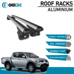 Bare Transversale Mitsubishi L200 [2005-2015] Omtec Aluminiu - Argintiu - imagine 2