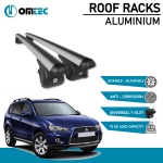 Bare Transversale Mitsubishi Outlander [2006-2012] Omtec Aluminiu - Argintiu - imagine 2