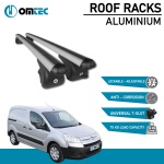 Bare Transversale Citroen Berlingo [2008-2018] Omtec Aluminiu - Argintiu - imagine 2
