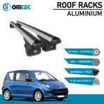 Bare Transversale Peugeot 1007 [2005-2009] Omtec Aluminiu - Argintiu - imagine 2