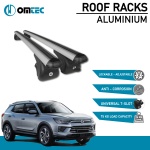 Bare Transversale Ssangyong Korando [2020 ->] Omtec Aluminiu - Argintiu - imagine 2