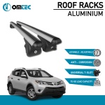 Bare Transversale Toyota Rav4 [2012-2015] Omtec Aluminiu - Argintiu - imagine 2