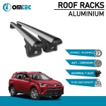 Bare Transversale Toyota Rav4 [2015-2017] Omtec Aluminiu - Argintiu - imagine 2