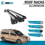 Bare Transversale Volkswagen Caddy [2021 ->] Omtec Aluminiu - Argintiu - imagine 2