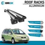 Bare Transversale Volkswagen Sharan [1995-2010] Omtec Aluminiu - Argintiu - imagine 2