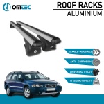 Bare Transversale Volvo V70 [2008-2016] Omtec Aluminiu - Argintiu - imagine 2
