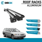 Bare Transversale Volvo Xc70 [2000-2007] Omtec Aluminiu - Argintiu - imagine 2