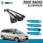 Bare Transversale Mazda 5 [2004-2010] Omtec Aluminiu - Argintiu - imagine 2