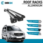 Bare Transversale Mercedes Citan [2013 ->] Omtec Aluminiu - Argintiu - imagine 2