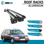 Bare Transversale Mercedes E-Class [1985-1996] Omtec Aluminiu - Argintiu - imagine 2