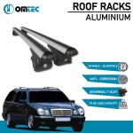 Bare Transversale Mercedes E-Class [1996-2002] Omtec Aluminiu - Argintiu - imagine 2
