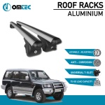 Bare Transversale Mitsubishi Pajero [1991-1998] Omtec Aluminiu - Argintiu - imagine 2