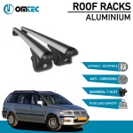 Bare Transversale Mitsubishi Nimbus [1998-2003] Omtec Aluminiu - Argintiu - imagine 2