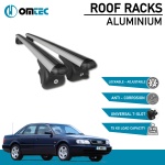Bare Transversale Audi A6 [1994-1997] Omtec Aluminiu - Argintiu - imagine 2