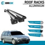 Bare Transversale Opel Omega [1986-2003] Omtec Aluminiu - Argintiu - imagine 2