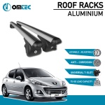 Bare Transversale Peugeot 207 [2006-2012] Omtec Aluminiu - Argintiu - imagine 2
