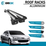 Bare Transversale Peugeot 407 [2004-2010] Omtec Aluminiu - Argintiu - imagine 2