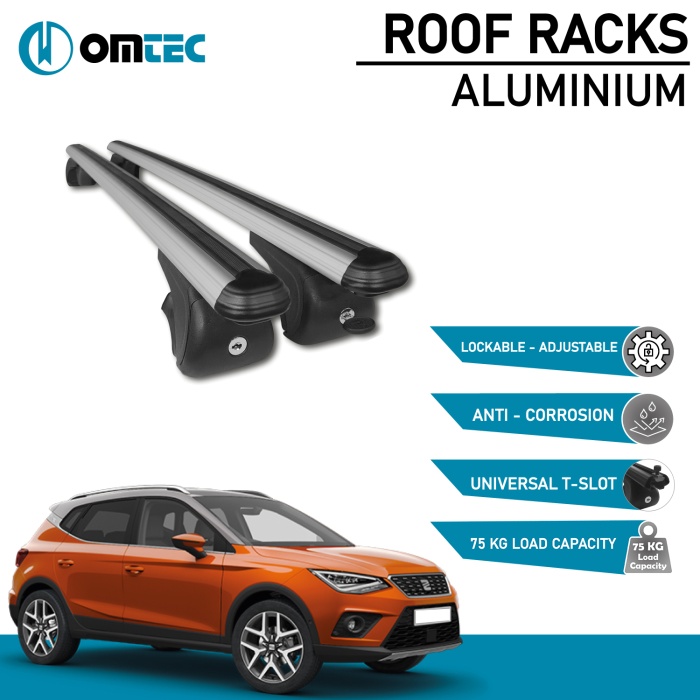 Bare Transversale Seat Ateca [2016 ->] Omtec Aluminiu - Argintiu - imagine 2