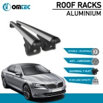 Bare Transversale Skoda Superb [2015 ->] Omtec Aluminiu - Argintiu - imagine 2