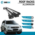 Bare Transversale Ssangyong Rexton [2012-2017] Omtec Aluminiu - Argintiu - imagine 2