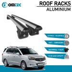 Bare Transversale Ssangyong Rodius [2013 ->] Omtec Aluminiu - Argintiu - imagine 2