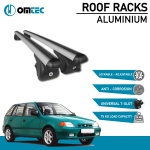 Bare Transversale Subaru Justy [1984-2010] Omtec Aluminiu - Argintiu - imagine 2