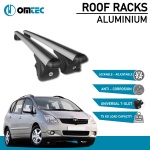 Bare Transversale Toyota Corolla Verso [2001-2004] Omtec Aluminiu - Argintiu - imagine 2