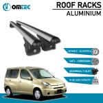 Bare Transversale Toyota Funcargo [1999-2005] Omtec Aluminiu - Argintiu - imagine 2