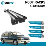 Bare Transversale Toyota Ipsum [2001-2009] Omtec Aluminiu - Argintiu - imagine 2