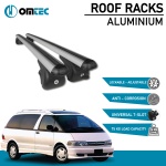 Bare Transversale Toyota Previa [1990-1999] Omtec Aluminiu - Argintiu - imagine 2
