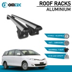 Bare Transversale Toyota Previa [2006 ->] Omtec Aluminiu - Argintiu - imagine 2