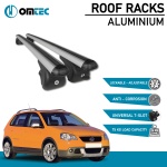 Bare Transversale Volkswagen Cross Polo [2006-2009] Omtec Aluminiu - Argintiu - imagine 2